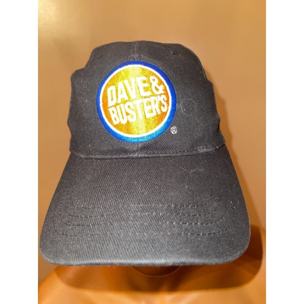 COPY - Dave & Busters Men's Black 100% Cotton Twill Winneri Embroidered Basebal…